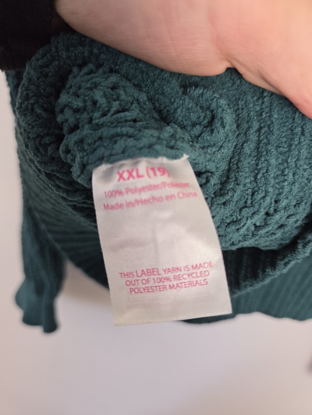 Nobo Emerald Green Chunky Cable Knit Sweater Fisherman Preppy Academia Xxl 19 - Picture 7 of 7